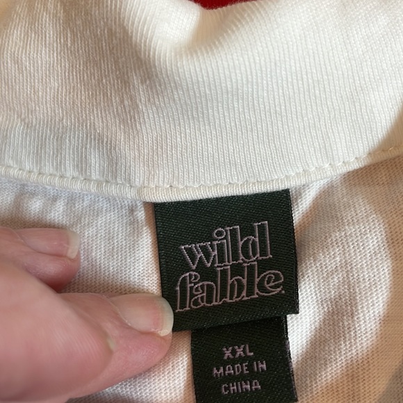 WILD FABLE CROPPED ALL COTTON T SHIRT (XXL) - Picture 7 of 8